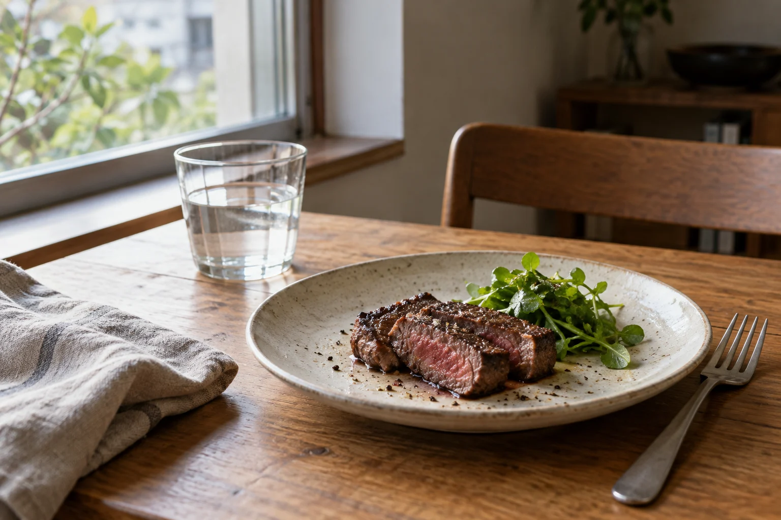 日本の家庭の食卓を表現したAIイメージ